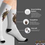 Heart of A Lion Female Sublimation Socks