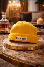 Heart of a Lion™ Knit Beanie – Gold Edition