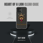 Heart of a Lion Clear Case - Slim, Shock-Resistant Protection