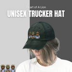 Heart of a Lion Unisex Trucker Hat