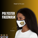 Heart of A Lion Polyester Face Mask - For Women