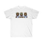 The 3 wise lions on Unisex Ultra Cotton Tee - HeartOfALion.us